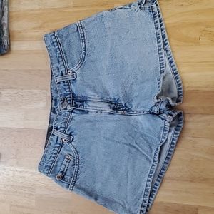 Levis blue jean shorts